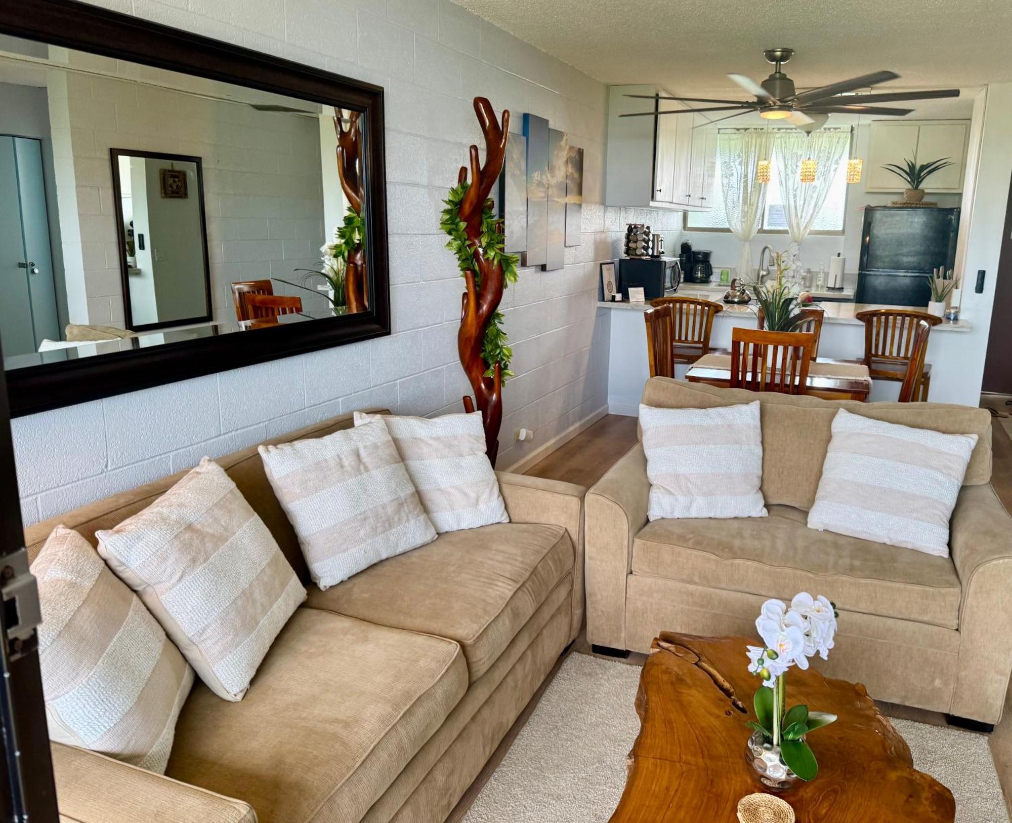 Appartement Direct Oceanfront Mauna Loa Shores Honu Elua #508 Next To Carlsmith Park, Hi