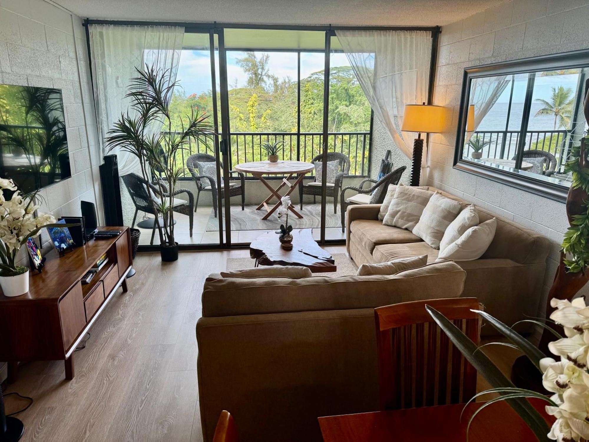 Direct Oceanfront Mauna Loa Shores Honu Elua #508 Next To Carlsmith Park, Hi Appartement