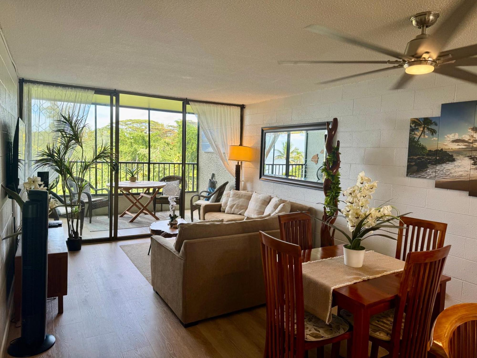 Direct Oceanfront Mauna Loa Shores Honu Elua #508 Next To Carlsmith Park, Hi Appartamento Hilo
